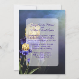 Ultra Violet Iris Faire-part de mariage