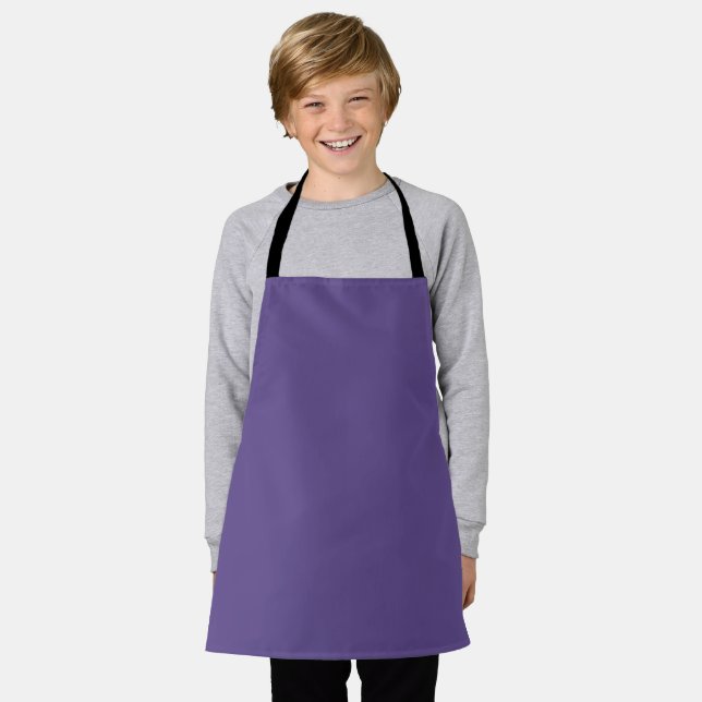 Ultra-Violet-Lila-Solid-Farbe Schürze (Getragen)