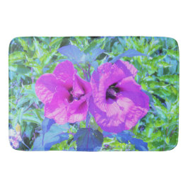 Ultra-Violet Plum Crazy Lila Hibiskus Blume Badematte