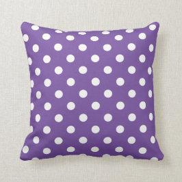 Ultra-Violet-Polka-Dot-Throw-Kissen Kissen