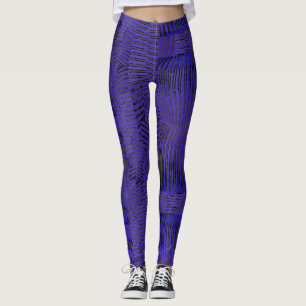 Ultra-Violet-Wavelenges Leggings