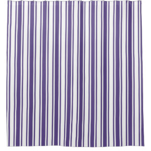 Ultra violette und weiße Süßigkeiten Duschvorhang