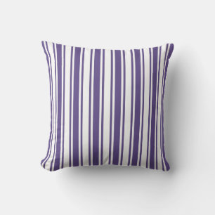 Ultra violette und weiße Süßigkeiten Kissen