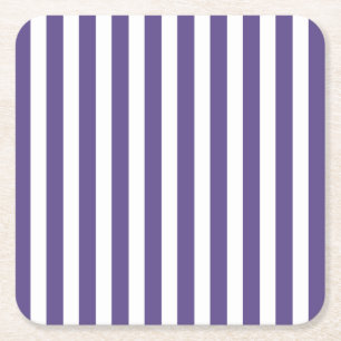 Ultra violette und weiße Süßigkeiten Rechteckiger Pappuntersetzer