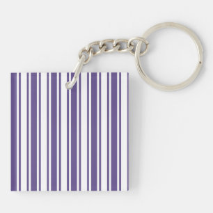 Ultra violette und weiße Süßigkeiten Schlüsselanhänger