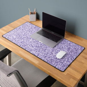 Ultra violettes Licht lila Glitter funkelt Schreibtischunterlage