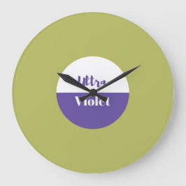 Ultra-violettes Panton 2018-Design Große Wanduhr