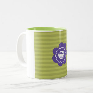 Ultra-violettes Panton 2018-Design Zweifarbige Tasse