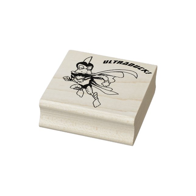 ULTRADUCK! Duck Super Hero Gummistempel (Stempel)