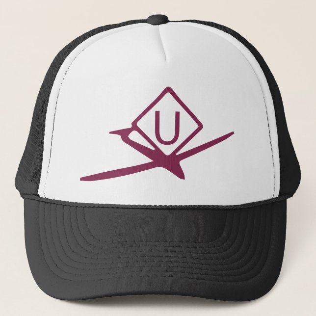 UltraLight Activity Symbols Drohne Pilot Hat Truckerkappe (Vorderseite)