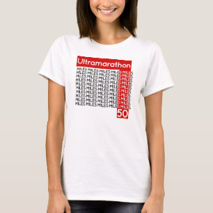 ULTRAMARATHON 50 Meilen   lächeln T-Shirt