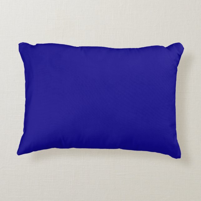 Ultramarine Blau Dekokissen (Rückseite)