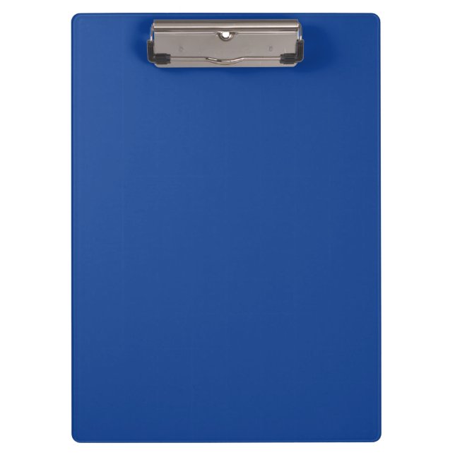 "Ultramarine blau" Klemmbrett (Vorderseite)