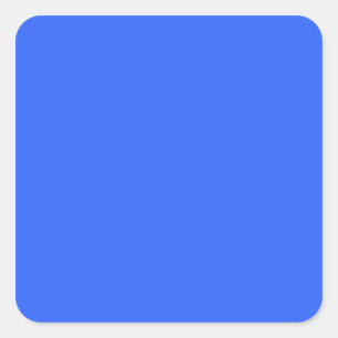 Ultramarine Blau Quadratischer Aufkleber