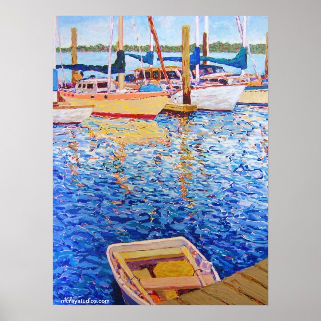 "Ultramarine Blue" Poster (Vorne)