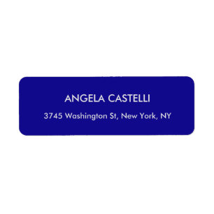 Ultramarine Blue Trendy Moderne Minimalistische Sc