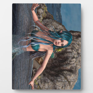 Ultramarine Mermaid Fotoplatte