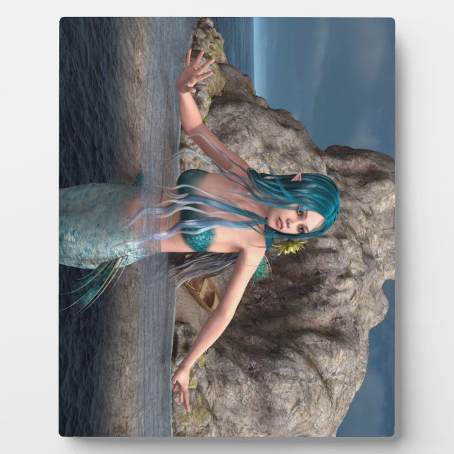 Ultramarine Mermaid Fotoplatte (Vorderseite)