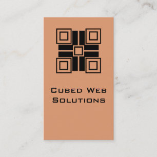Ultramoderne Blöcke Vertikale Visitenkarte, Korall Visitenkarte