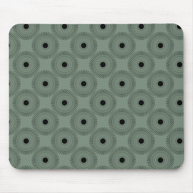 Ultramoderne Charm Mousepad, Clover Green Mousepad (Vorne)