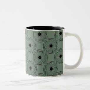 Ultramoderne Charm-Tasse, Clover Green Zweifarbige Tasse