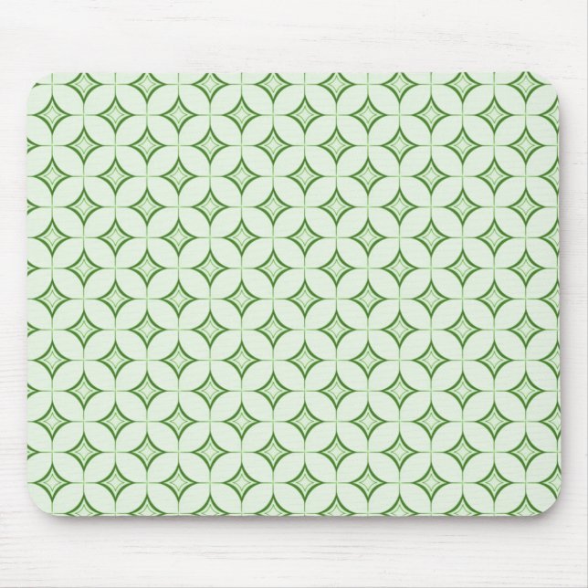 Ultramoderne Raffinesse-Mauspad, Kelly-Grün Mousepad (Vorne)