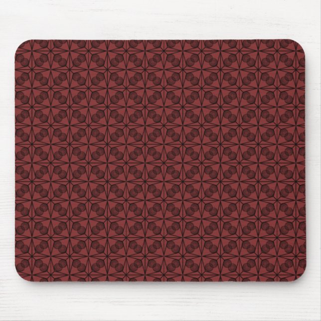Ultramoderne Retro-Mousepad, Brick Red Mousepad (Vorne)