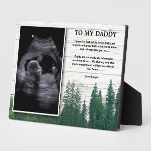 Ultraschallbotschaft von Bump Dadys, um zu bleiben Fotoplatte