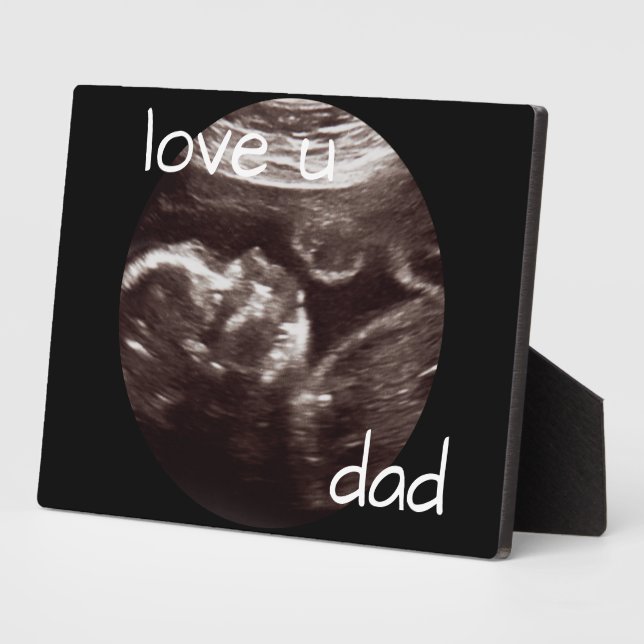 UltraschallFoto Liebe Sie Vater Fotoplatte (Seite)