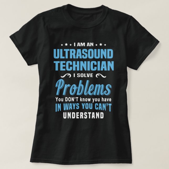Ultraschalltechniker T-Shirt (Design vorne)