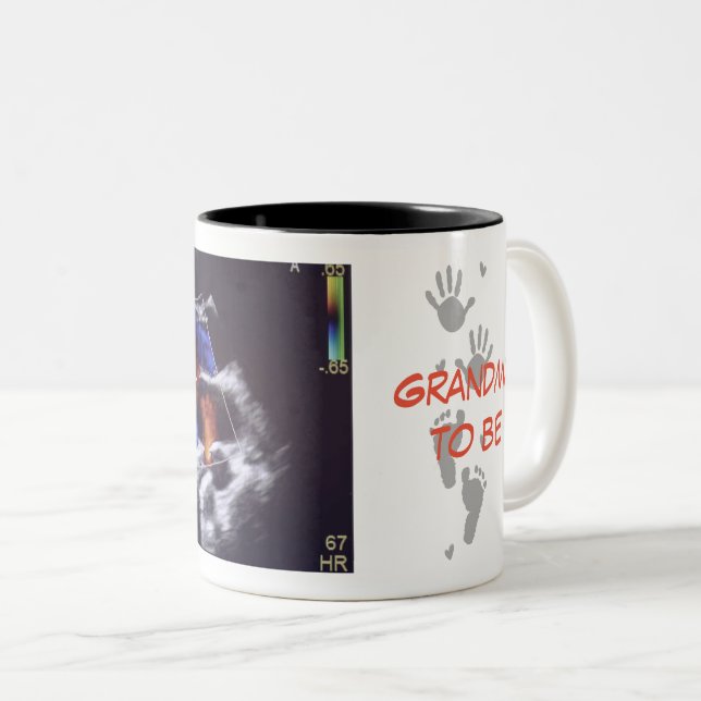 Ultrasound Foto Großeltern zu Tasse (VorderseiteRechts)