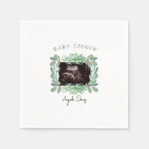 Ultrasound Foto Grüne neutrale Babydusche