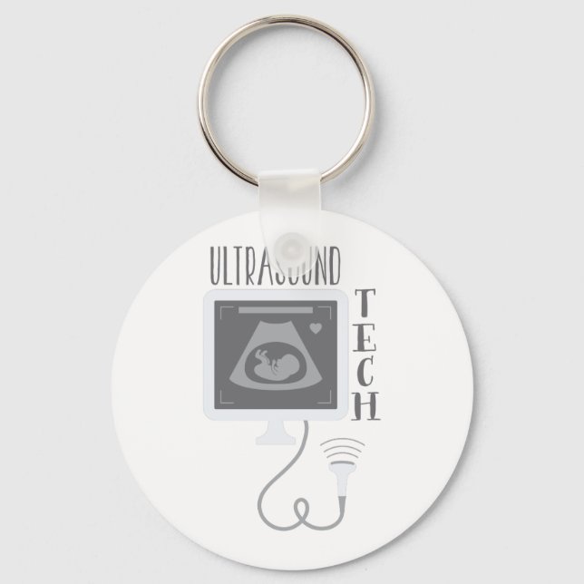 Ultrasound Tech Schlüsselanhänger (Vorderseite)