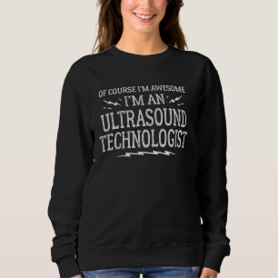 Ultrasound Technologe Arbeit Geschenk - natürlich Sweatshirt
