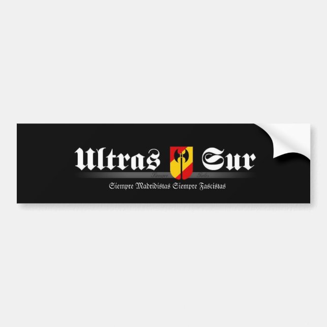 ultrassur Ultras Sur Real Madrid Autoaufkleber (Vorne)