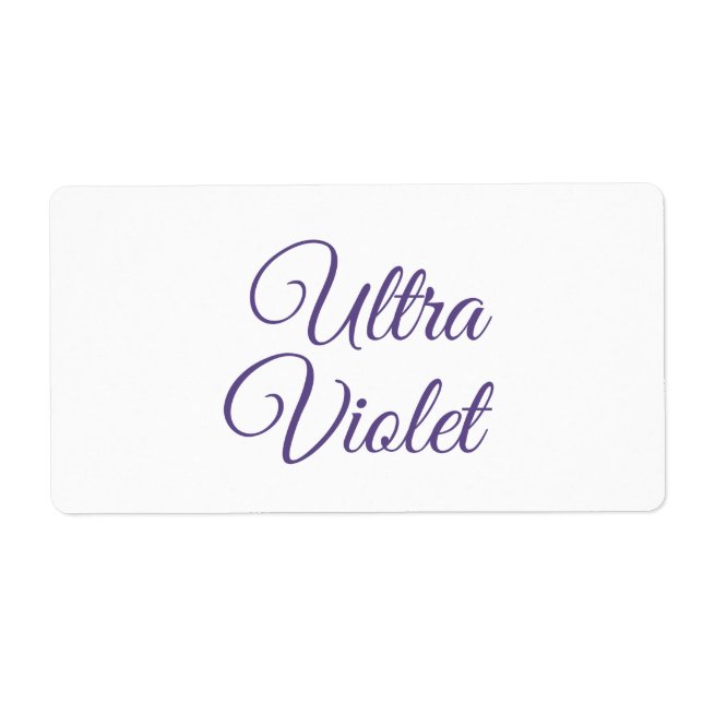 Ultraviolett-Farbe 2018 (Vorne)
