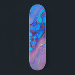 Ultraviolett-helles Abstraktes Marmor Kunst Skateboard<br><div class="desc">Dieses Design kann personalisiert sein, indem Sie die Option anpassen, um Text hinzuzufügen oder andere Änderungen. Wenn dieses Produkt die Möglichkeit hat, das Design auf einen anderen Gegenstand zu übertragen, stellen Sie bitte sicher, dass das Design auf die Anforderungen angepasst wird, falls erforderlich. Kontaktieren Sie mich unter colorflowcreations@gmail.com , wenn...</div>