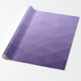 Ultraviolett lila geometrisches Messmuster Geschenkpapier