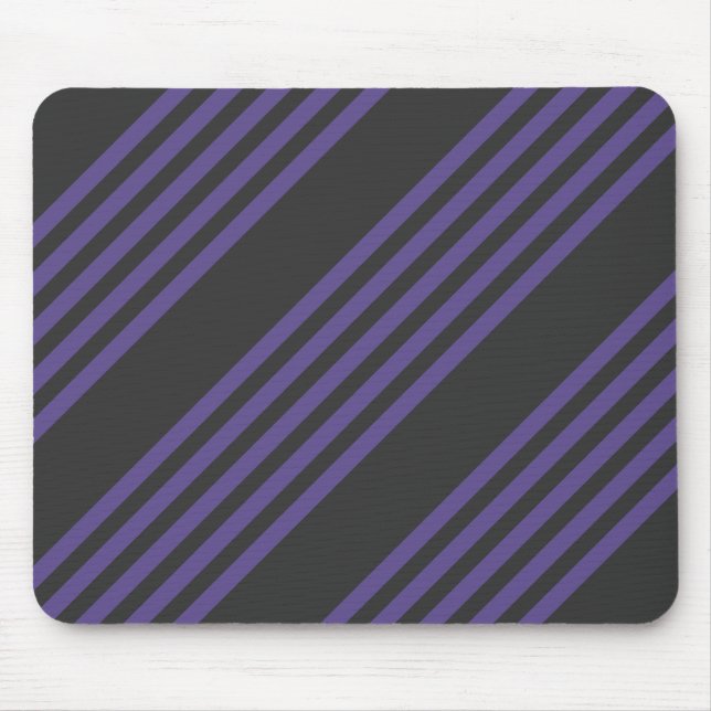 Ultraviolett- und Holzkohle-5-Streifen-Muster Mousepad (Vorne)