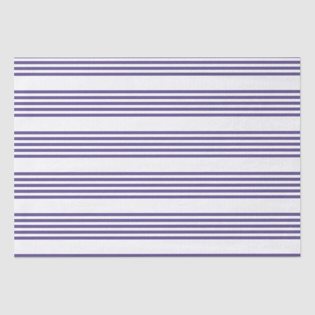 Ultraviolett und weiß, fünf Streifen Seidenpapier (Vorderseite)