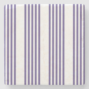 Ultraviolett und weiß, fünf Streifen Steinuntersetzer