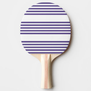 Ultraviolett und weiß, fünf Streifen Tischtennis Schläger