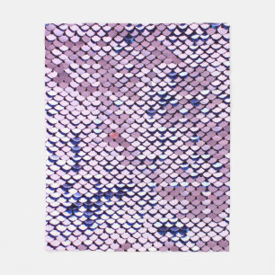 Ultraviolette, lebendige Sequenzer Glitzer glänzen Fleecedecke
