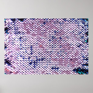 Ultraviolette, lebendige Sequenzer Glitzer glänzen Poster