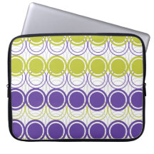 Ultraviolette und grüne Kreise