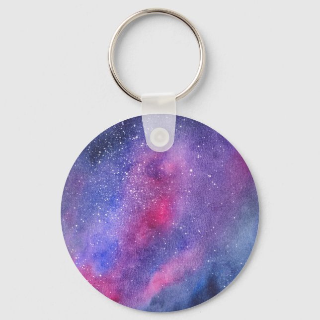 Ultraviolettgalaxie Schlüsselanhänger (Vorderseite)