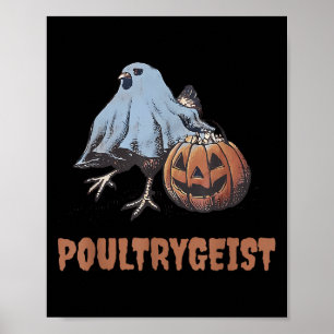 Ultrygeist Halloween Hühnenghost Poster