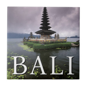 Ulun Danu Tempel Bali, Indonesien Fliese