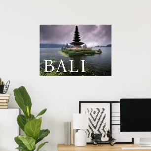 Ulun Danu Tempel   Bali, Indonesien Poster