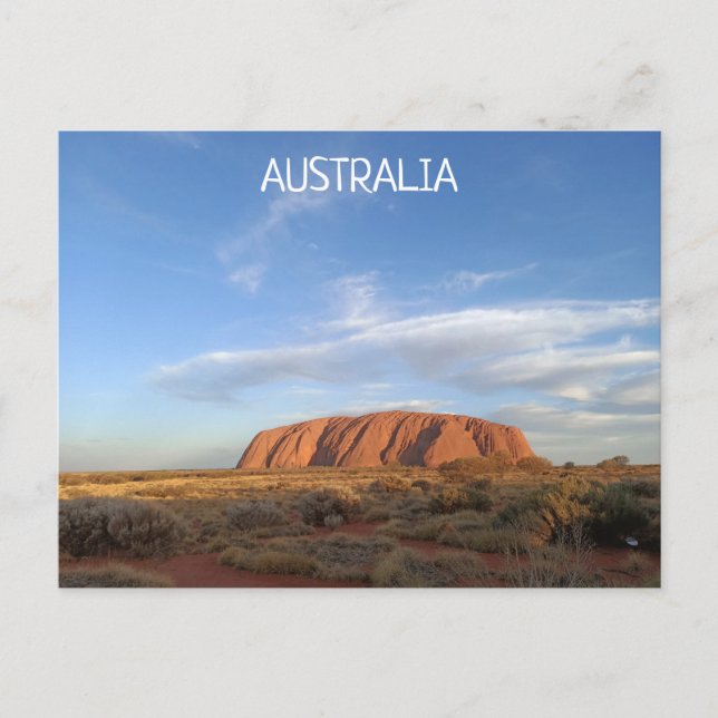 Uluru Australia Postcard Postkarte (Vorderseite)
